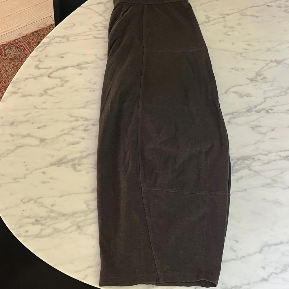 Eileen Fisher dark grey lantern pant - Picture 3 of 8